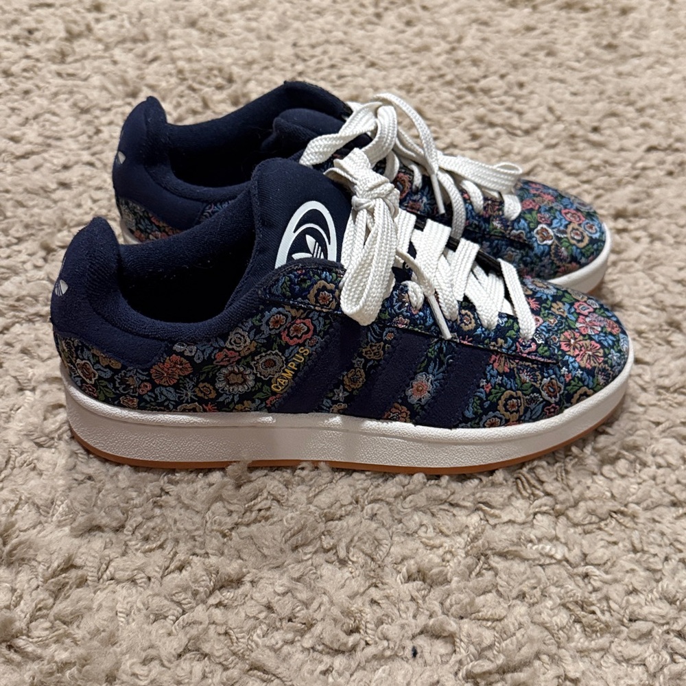adidas Originals Campus 00s x Liberty London "Off White" Girls' Shoes - Picture 3 of 8